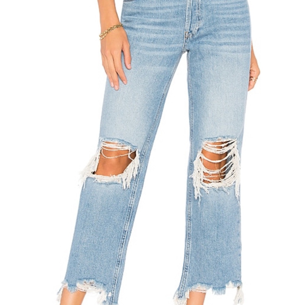 Free People Maggie Straight Jean